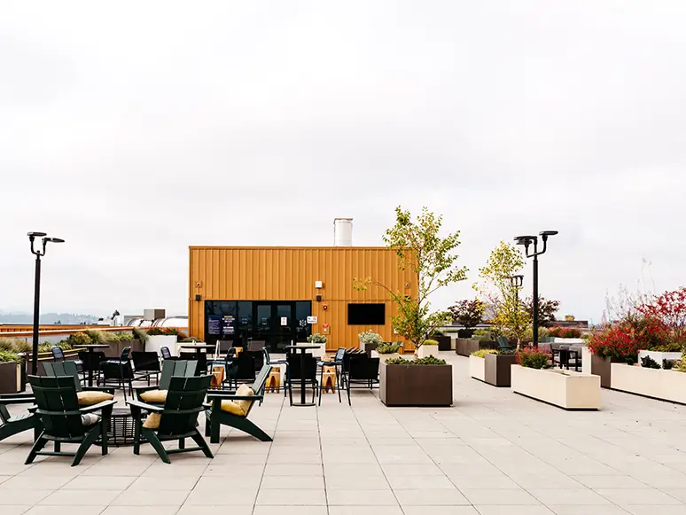 outdoor lounge