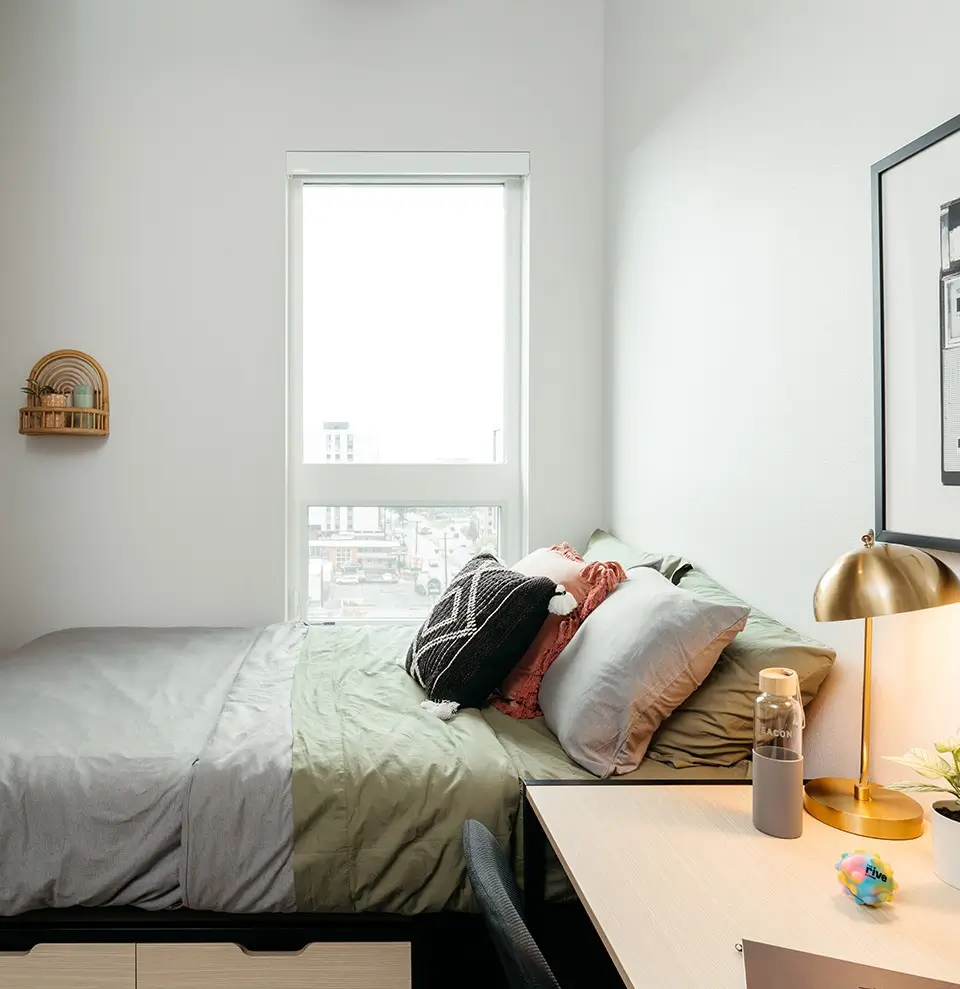 furnished bedroom